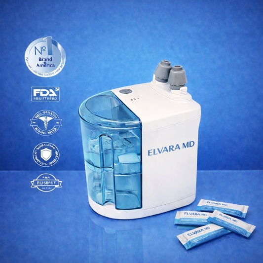 Nasal Irrigator With Powered Rinse & Suction