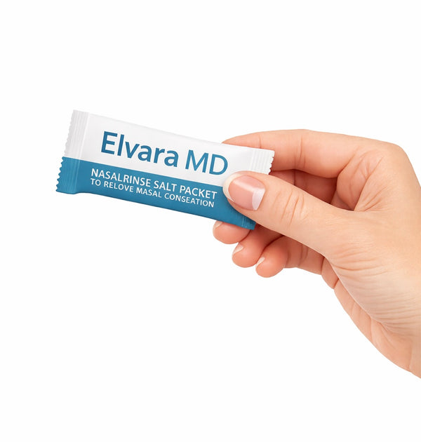 Add 1-2 Nasal Rinse Salt Packets